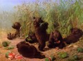Bears in the Watermelon Patch William Holbrook Beard